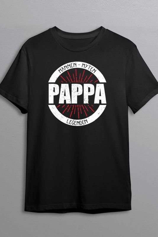 Mannen, myten, legenden, pappa t-shirt