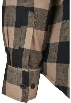 Ladies Turnup Checked Flanell Shirt