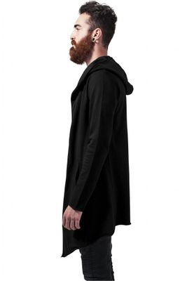 Lang cardigan med hætte mænd