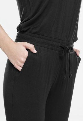 Women's black jumpsuit