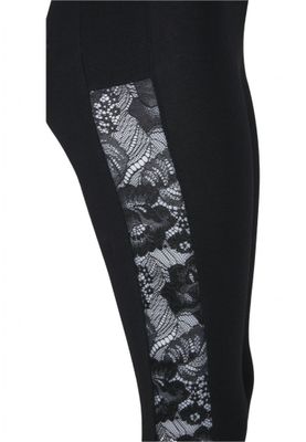 Black lace leggings
