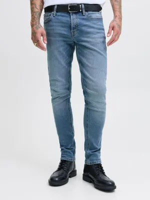 Slim Fit Jeans för herr i blå denim - GLENN