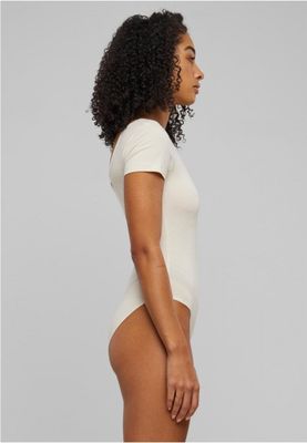Dame bodysuit i stretchy bomuldsstof