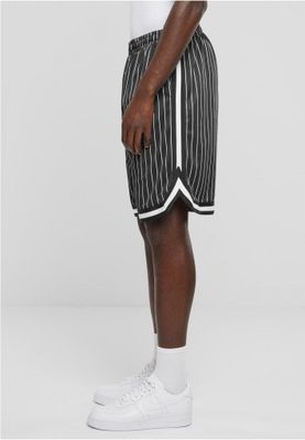 Striped baseball shorts for men
