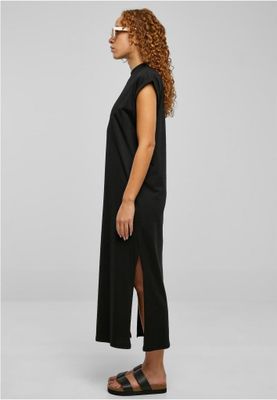 Simple long dress with short sleeves