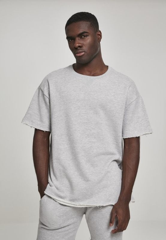 Light gray tshirt with worn arms