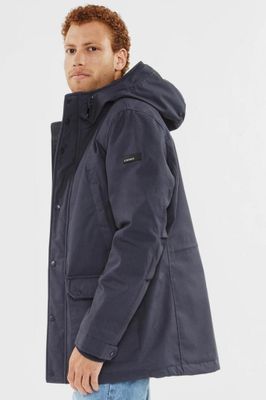 Ledger parka with teddy lining