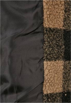 Randig jacka för dam – softtaupe/black