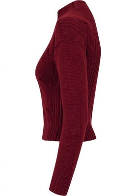Sweater with braid pattern lady