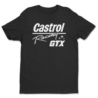 Castrol Racing GTX T-shirt i svart
