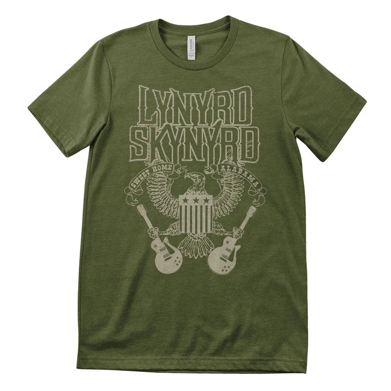 Lynyrd Skynyrd Sweet Home Alabama T-shirt i olive