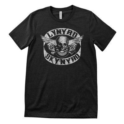 Lynyrd Skynyrd Biker Patch T-shirt i svart
