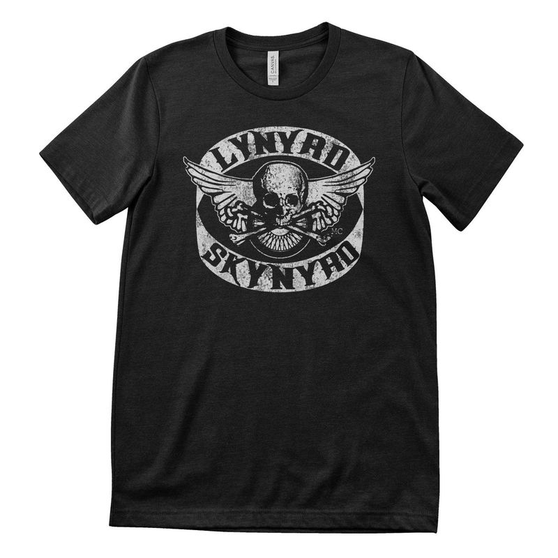 Lynyrd Skynyrd Biker Patch T-shirt i svart