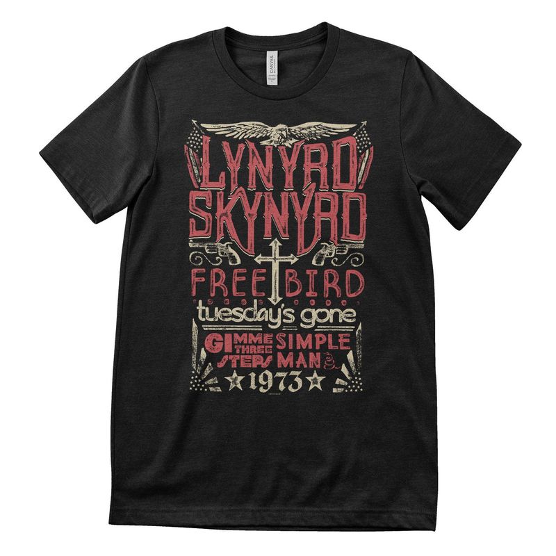 Lynyrd Skynyrd Free Bird T-shirt herr i svart
