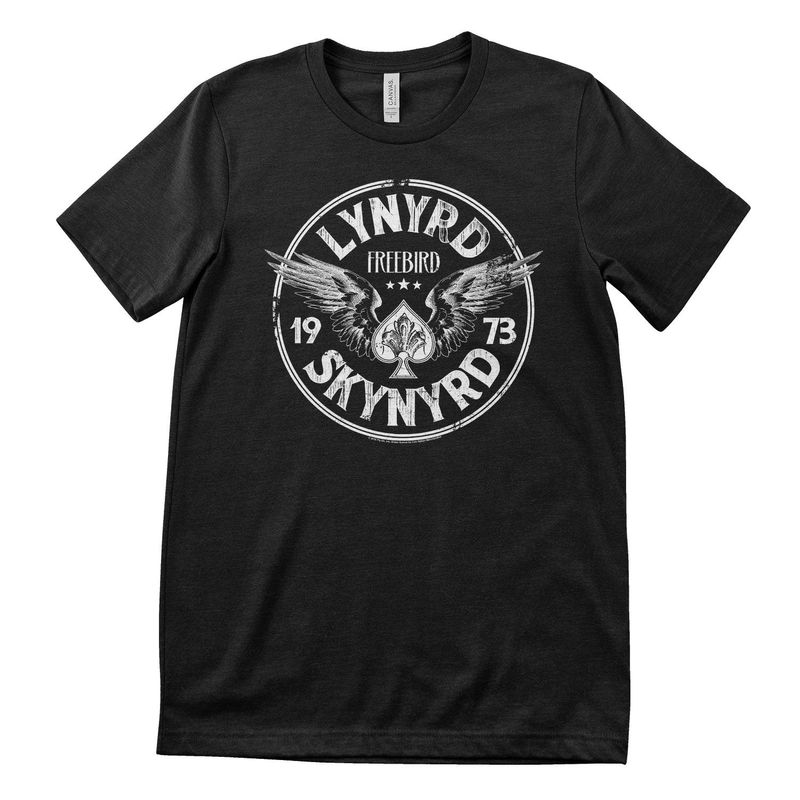 Lynyrd Skynyrd 1973 Circle Patch T-shirt i svart