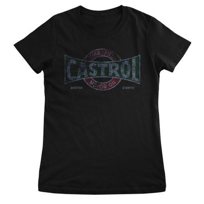 Castrol Vintage T-shirt dam i svart