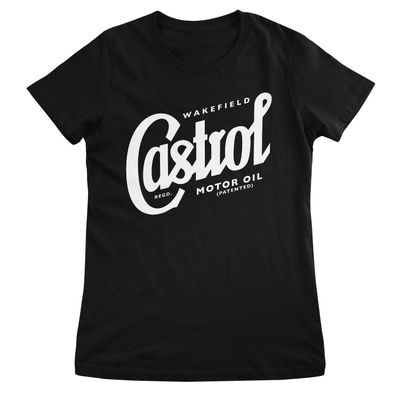 Castrol Script Logo T-shirt dam i svart