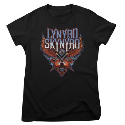 Lynyrd Skynyrd Eagle T-shirt dam i svart