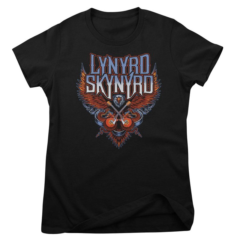 Lynyrd Skynyrd Eagle T-shirt dam i svart