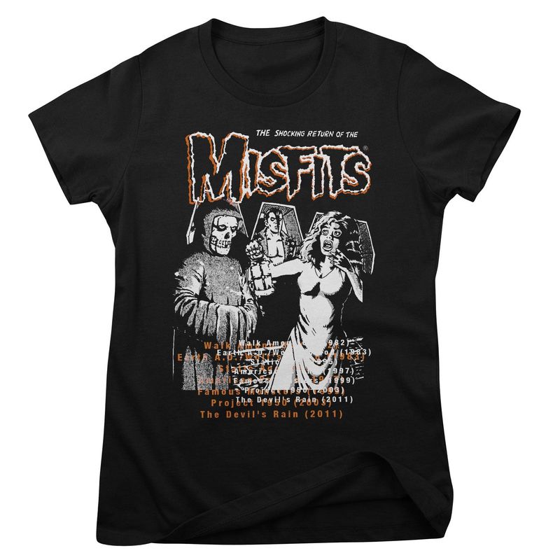 Misfits Shocking Return T-shirt dam i svart