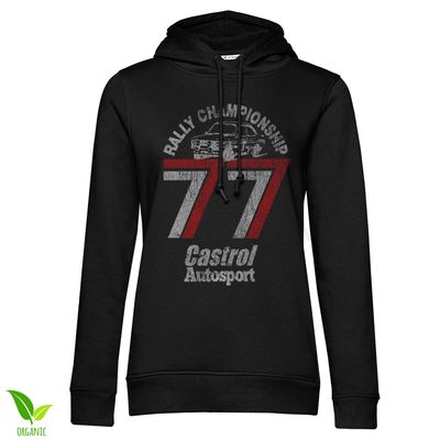 Castrol 77 Girly Huvtröja dam i svart
