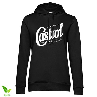 Castrol Script Logo Girly Huvtröja dam i svart