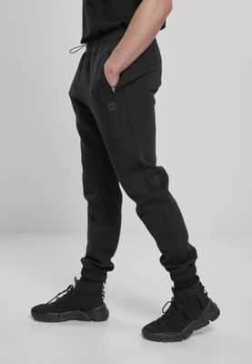 Black sporty men's trousers
