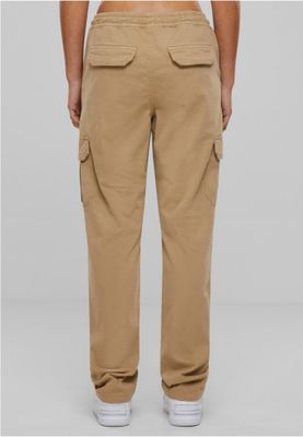 Ladies High Waist Twill Cargo Pants