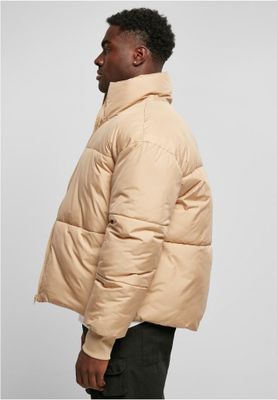 Oversize puffer jacket in short model men