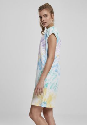 Batikfarvet kjole