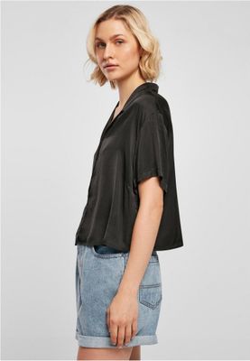 Ladies Viscose Satin Resort Shirt