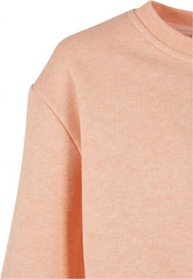 Girls Oversized Color Melange Crewneck
