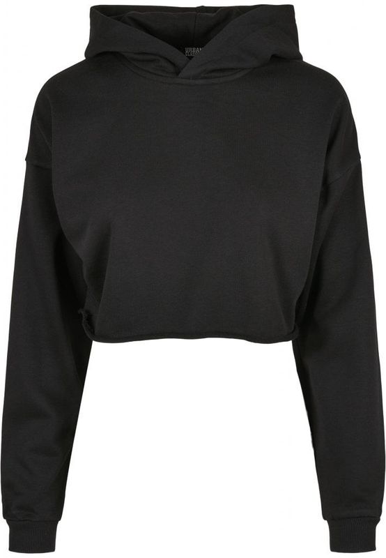 Short hoody in oversize model dam