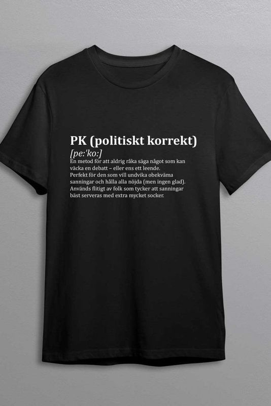 Vad betyder PK - T-shirt