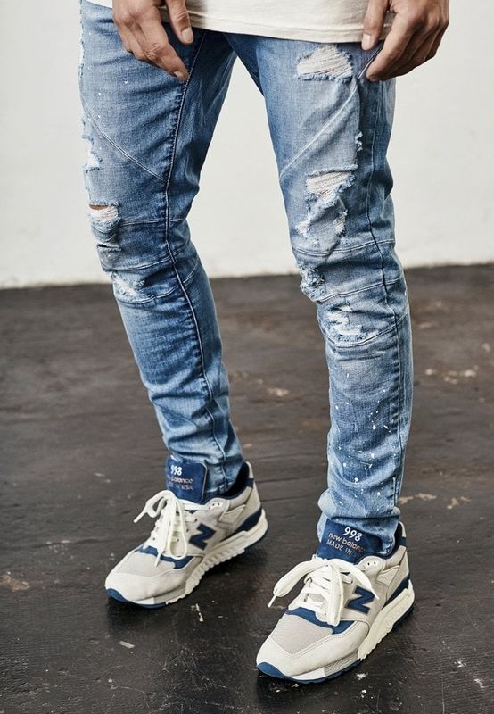 C&S Paneled Denim Pants