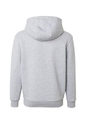 Huvtröja för barn med fluffy – ljusgrå melange