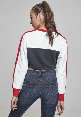 Short sweater with long arms and drawstring ladies