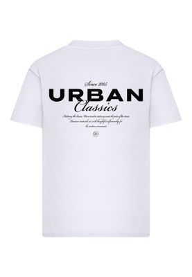 T-shirt för herr med logotyp bröst logotyp – vit