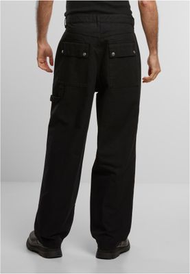 Mens Cotton Carpenter Pants Byxor för herr – svart