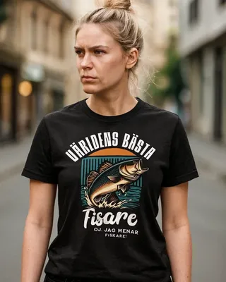 Världens bästa fisare - fiskare - T-shirt
