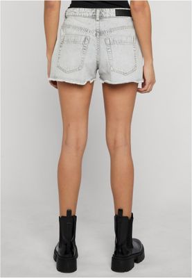 Shorts för dam med – light silver grey wash…