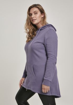 Long ziphoodie lady