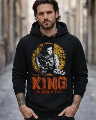Elvis Presley - The King Of Rock 'n Roll Epic Hoodie Herr