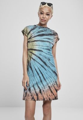 Batikfarvet kjole