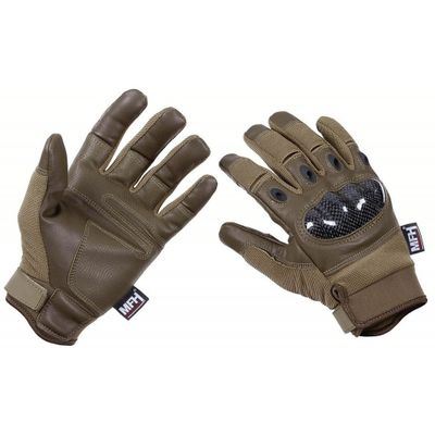 Tactical gloves with reinforced knuckles