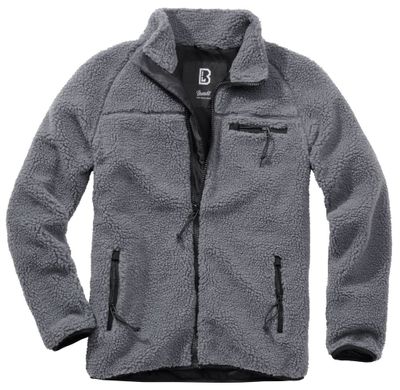 Gray fleece jacket teddy - men