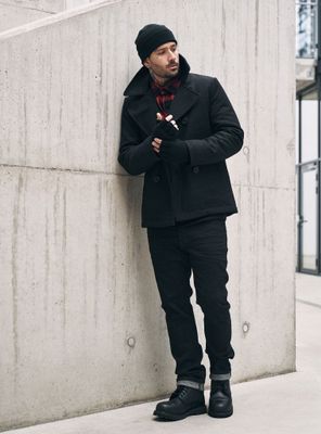 Pea coat men