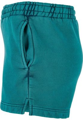 Stone-washed women's soft shorts