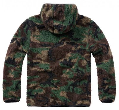 Teddyfleece worker pullover camo