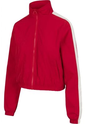 Sport jacket with striped lady